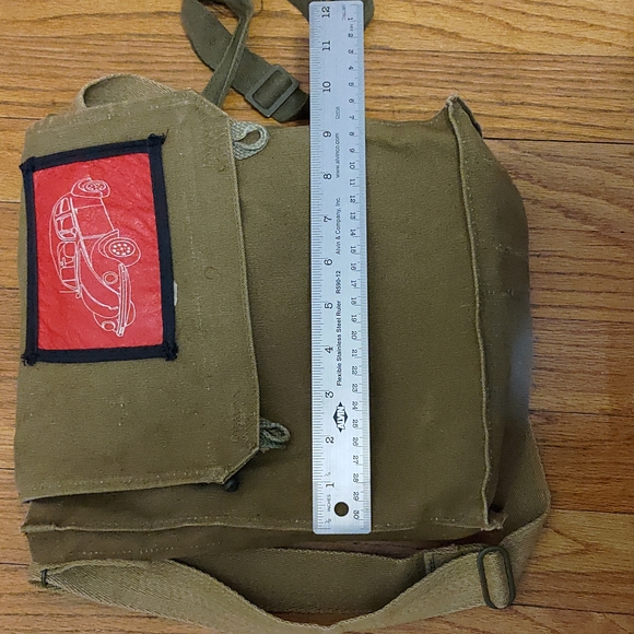 Vintage UK military canvas with custom sewn patch - Picture 12 of 13